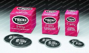 Большая круглая заплата (TECH 2-WAY) для автомобильных камер 80 мм (арт.13)