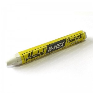 Маркировочный восковой мелок белый B-Hex Paintstik (арт.951)