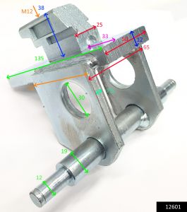 #A20 I211011210 Салазки с осью (GT-201A)
