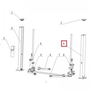 N4121A-4T/B#SU-COLUMN Колонна второстепенная для N4121A-4T/N4121B-4T